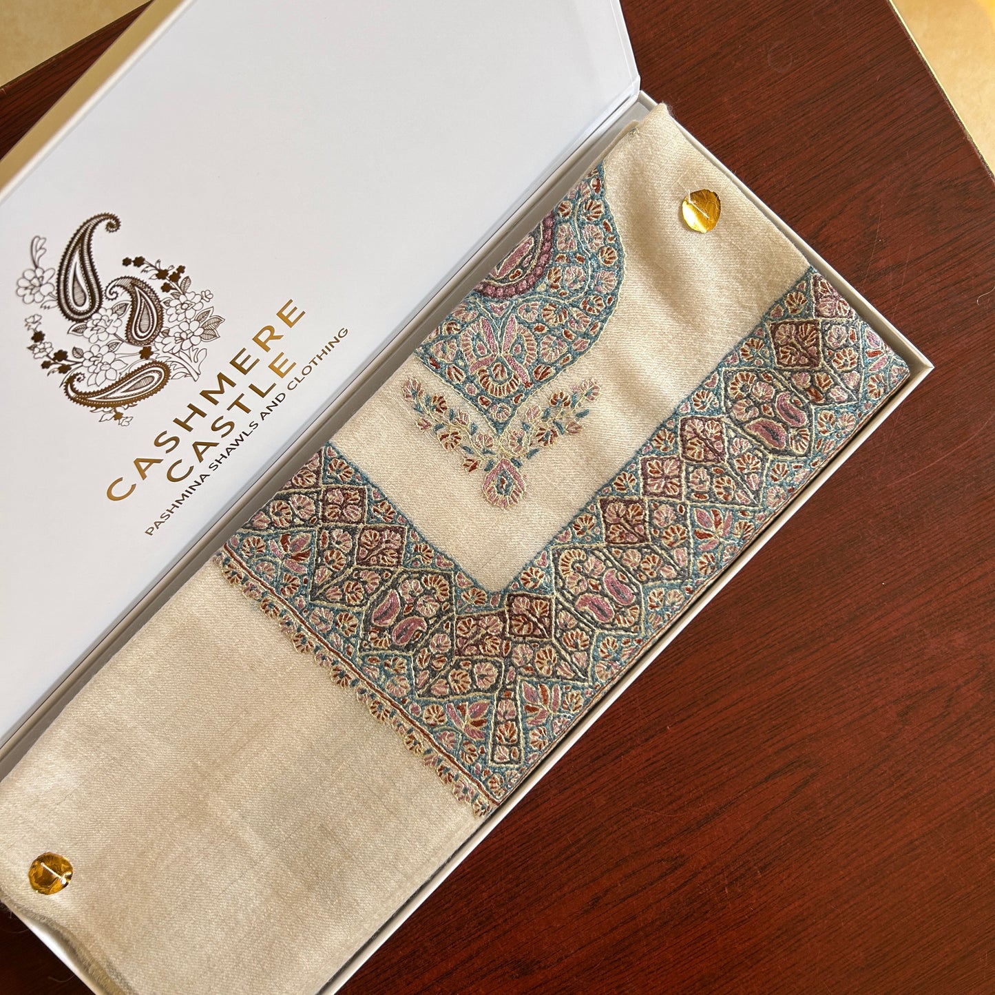 Blue Royale Handmade Pashmina Shawl