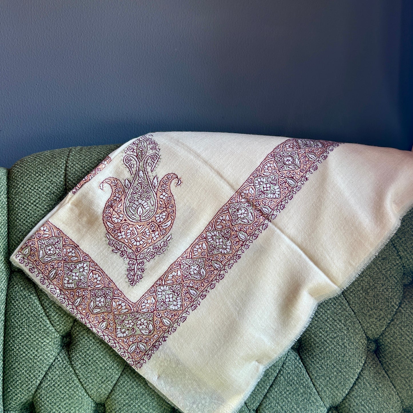 Olive & Copper Pashmina Mussar