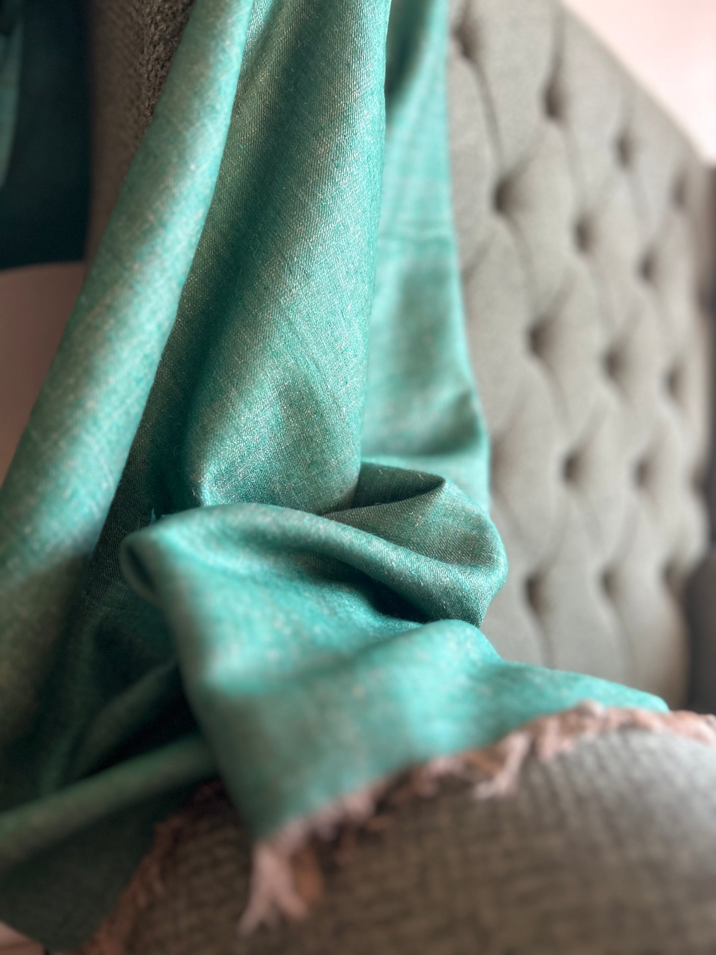 Double Colour Teal Solid