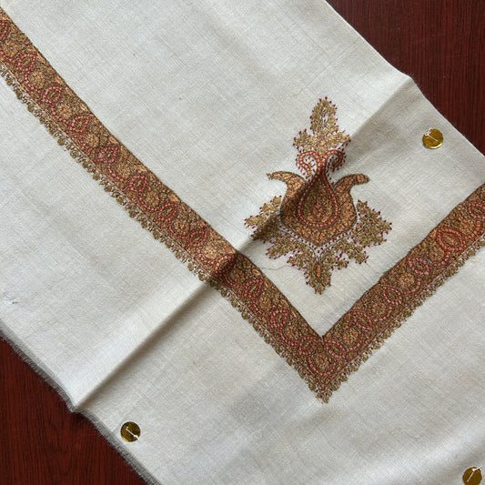 Golden Diamond Handmade Pashmina Shawl