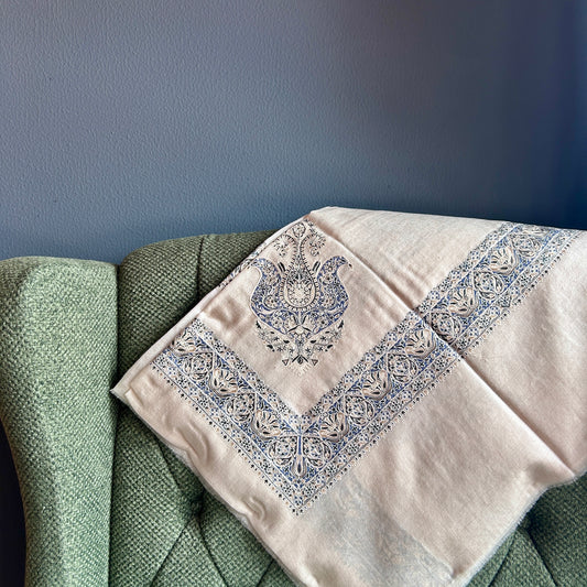 Beige & Royal Blue Almond Super Turma