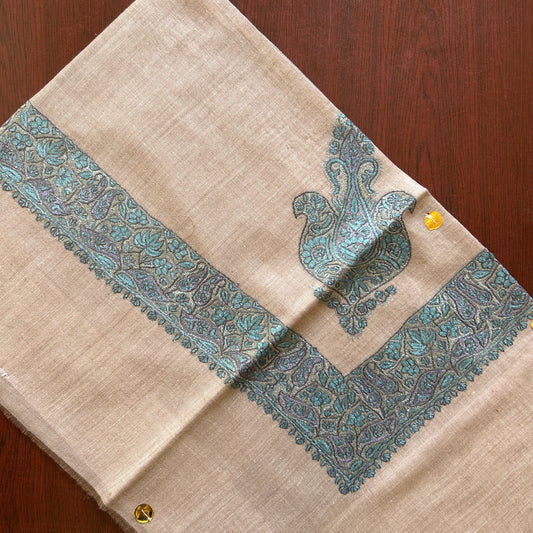 Dark Teal Purple Handmade Full Turma