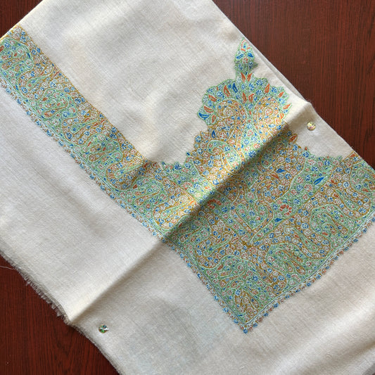 Light Green Handmade Pashmina Shawl