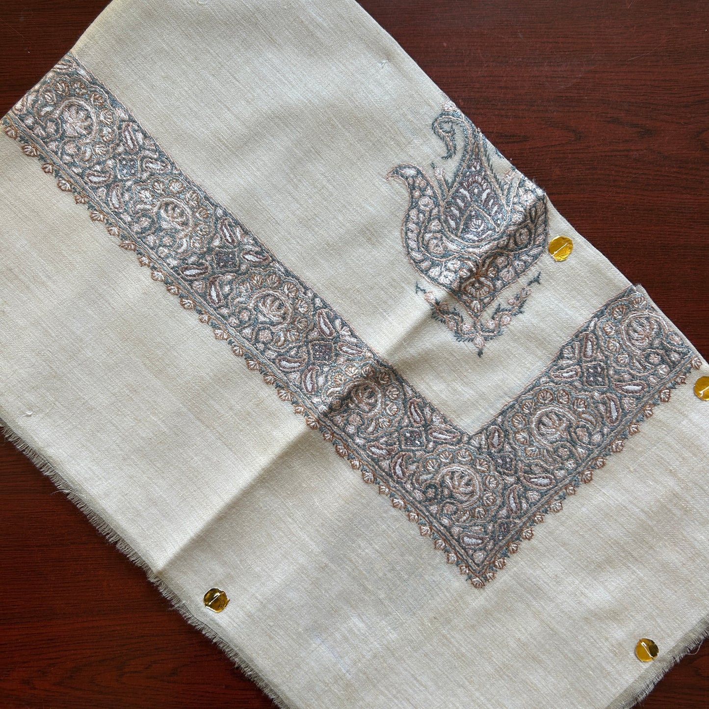 Blue Brown Handmade Full Turma