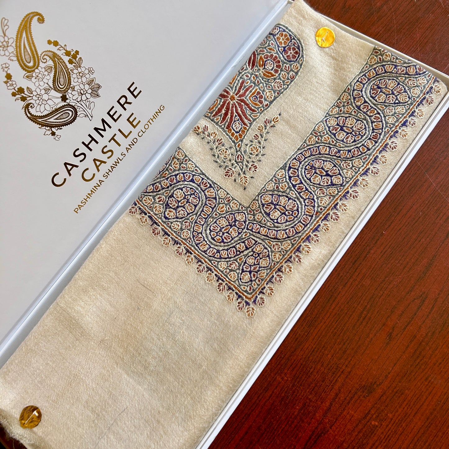 Blue Royale Handmade Pashmina Shawl