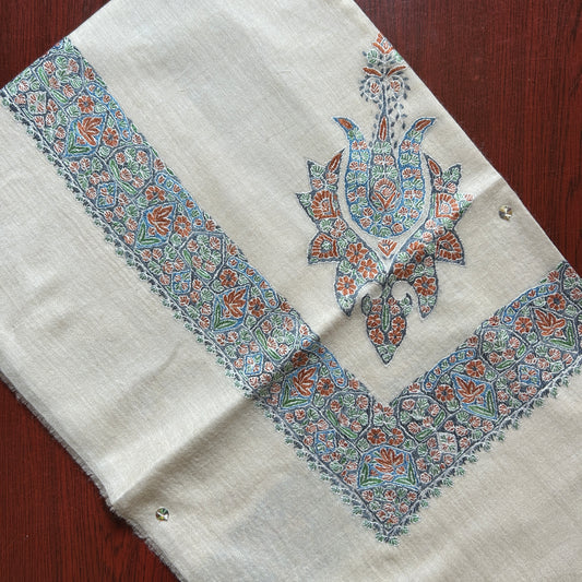 Royal Blue Chinar Handmade Pashmina Shawl