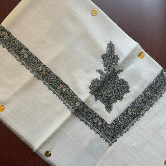 Black Palm Handmade Pashmina Shawl