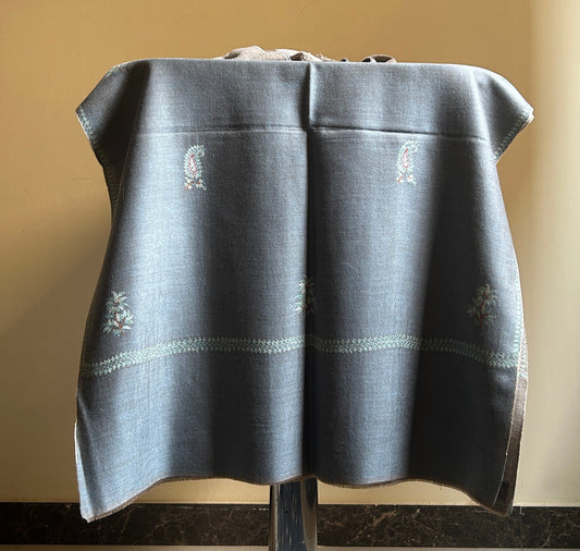 Bluishgrey Botidar Handmade Pashmina Stole
