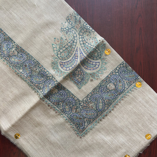 Blue Paisely Almonds Handmade Full Turma