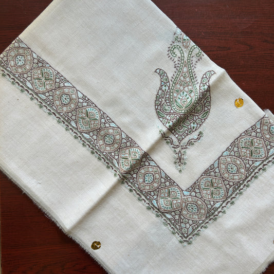 Royal Brown Green Handmade Full Turma