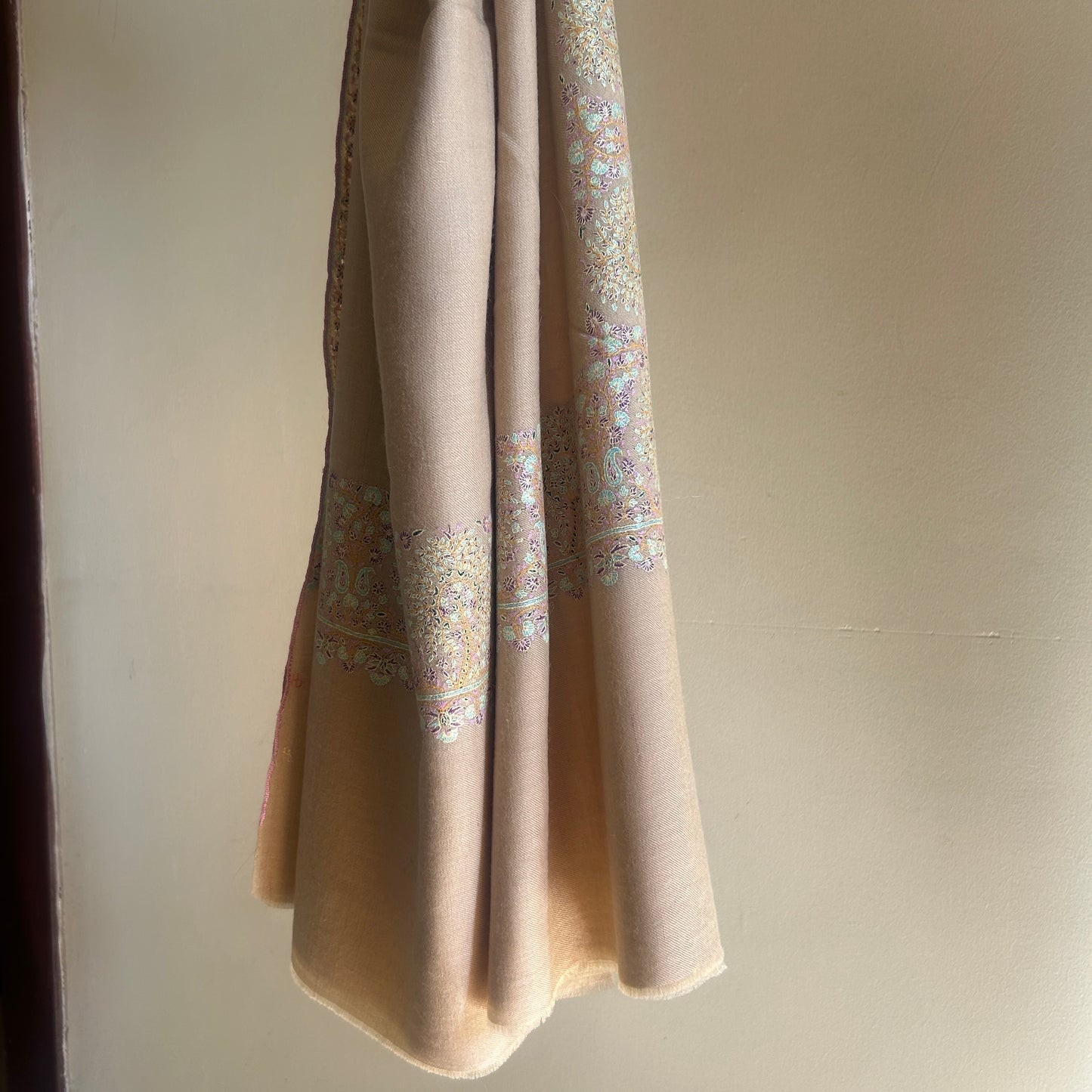 Pastle Dordar Handmade Pashmina Shawl