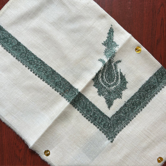Moss Green Handmade Pashmina Shawl