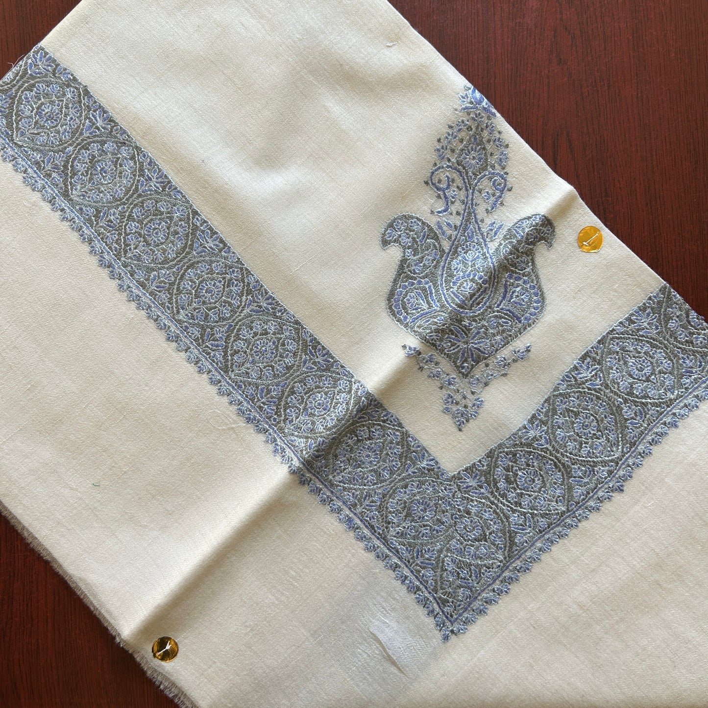 Grey Blue Royale Handmade Full Turma