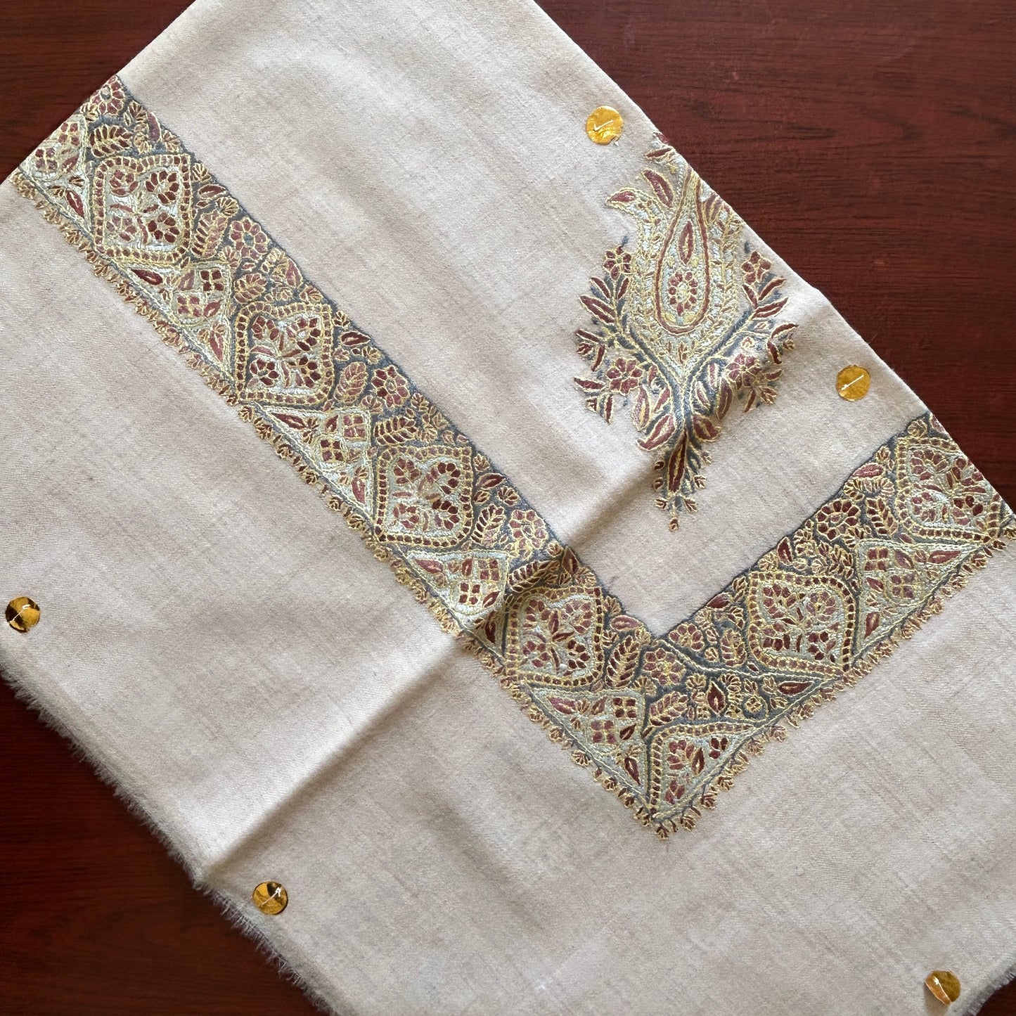 Golden teal Handmade Full Turma