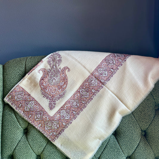 Olive & Copper Pashmina Mussar