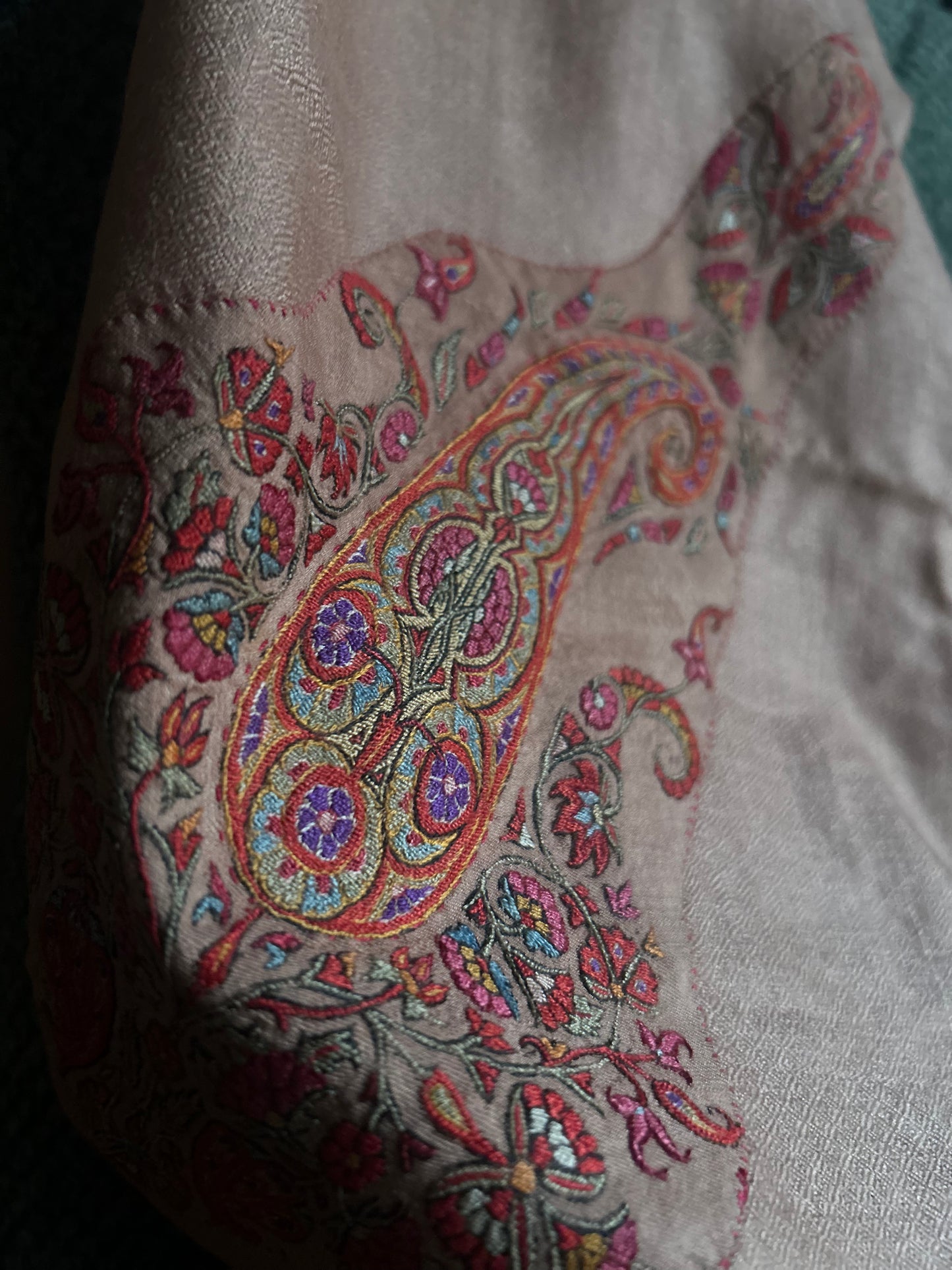 Brown Stiched Centuries old Antique